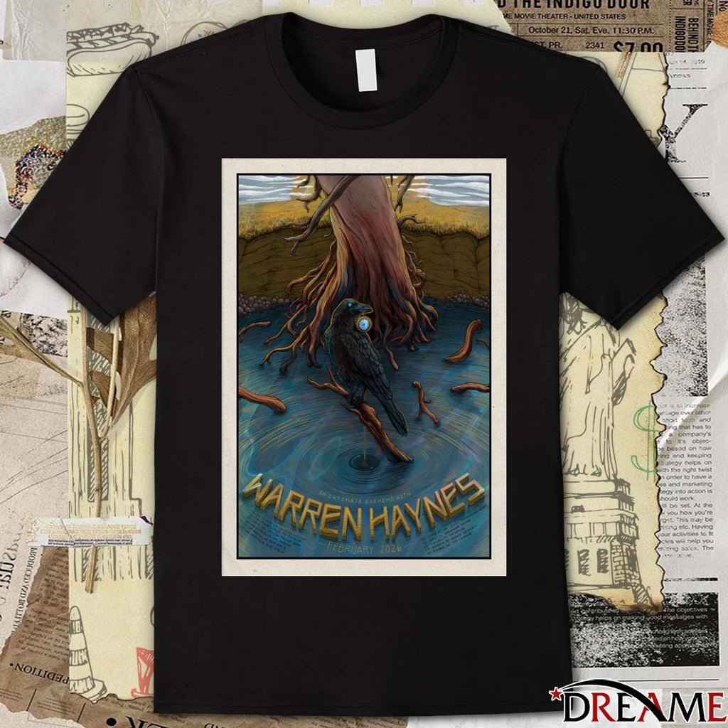 Poster An Intimate Evening With Warren Haynes Winter Tour 2026 t-shirt