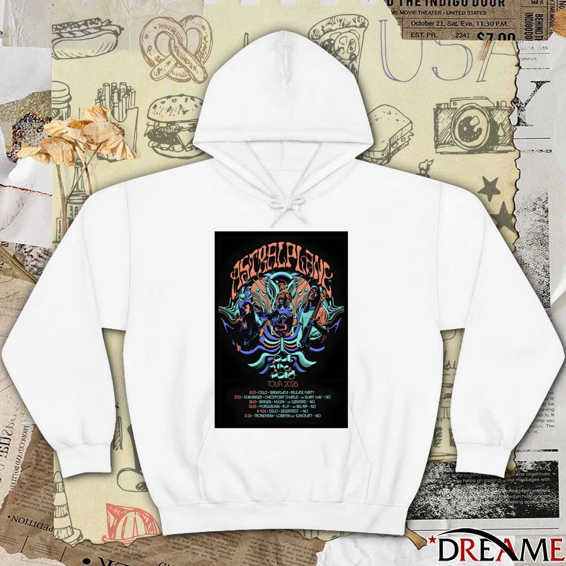 Poster Astral Plane 2026 Out Of The Void Tour March 27 – May 22 t-shirt