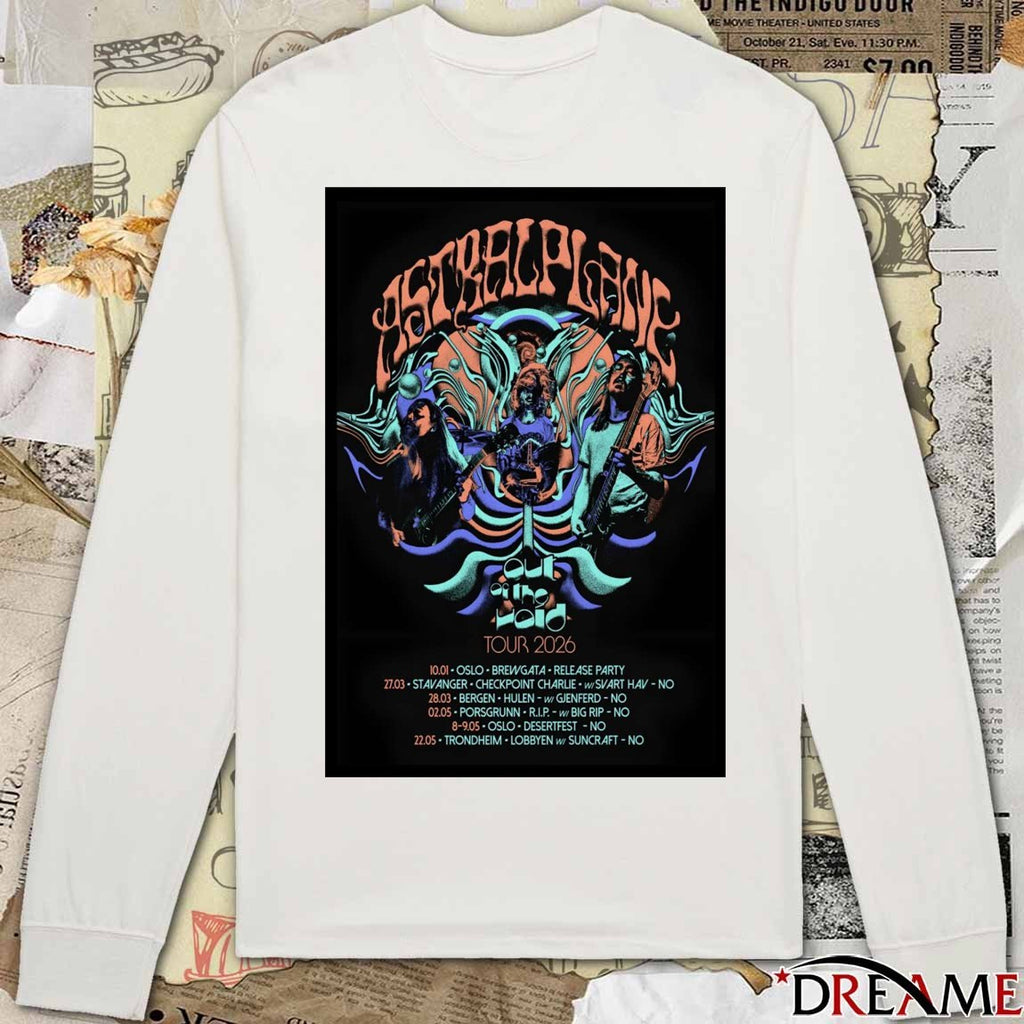 Poster Astral Plane 2026 Out Of The Void Tour March 27 – May 22 t-shirt