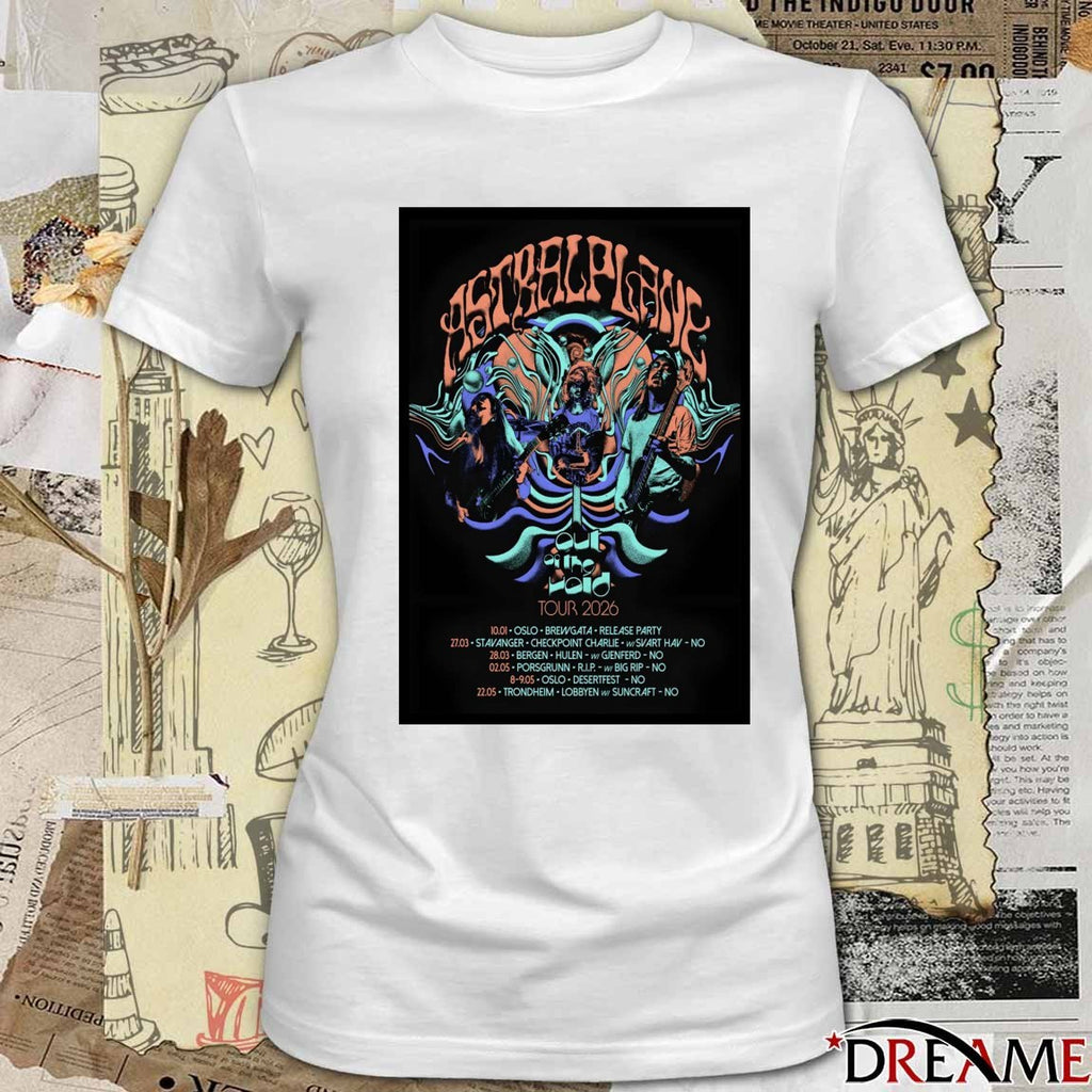 Poster Astral Plane 2026 Out Of The Void Tour March 27 – May 22 t-shirt