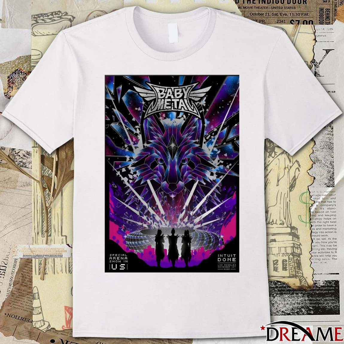 Poster Babymetal Intuit Dome Los Angeles CA November 1 2025 t-shirt
