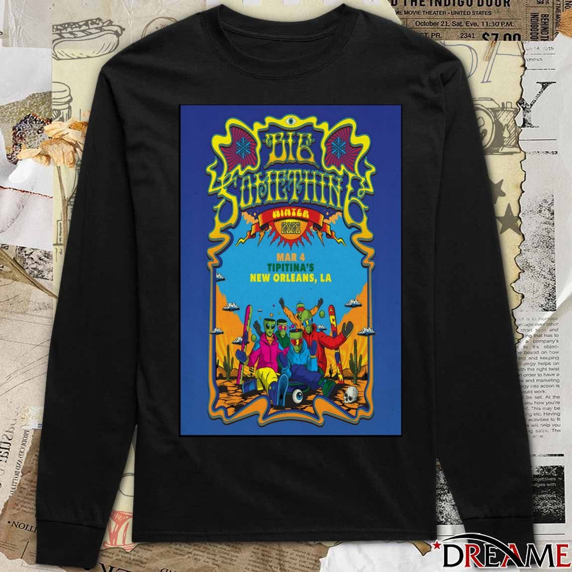 Poster Big Something March 4 2026 Tipitina’s New Orleans LA t-shirt