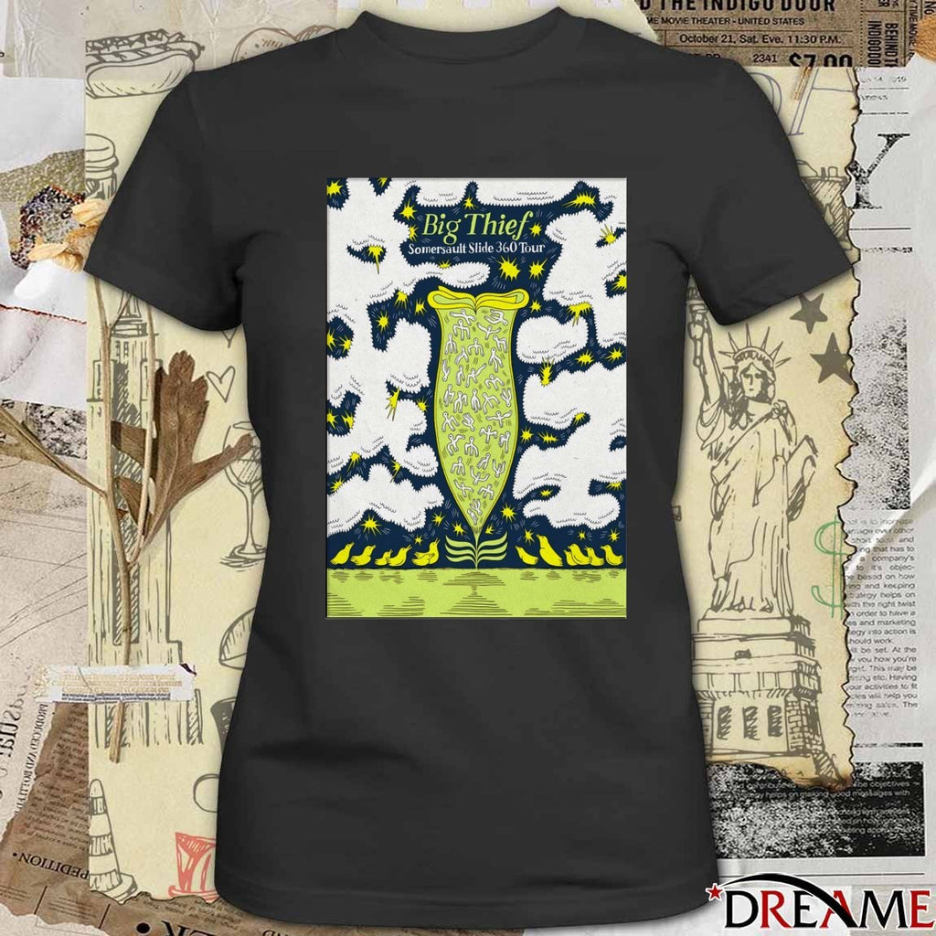 Poster Big Thief Somersault Slide 360 Tour 2025 t-shirt