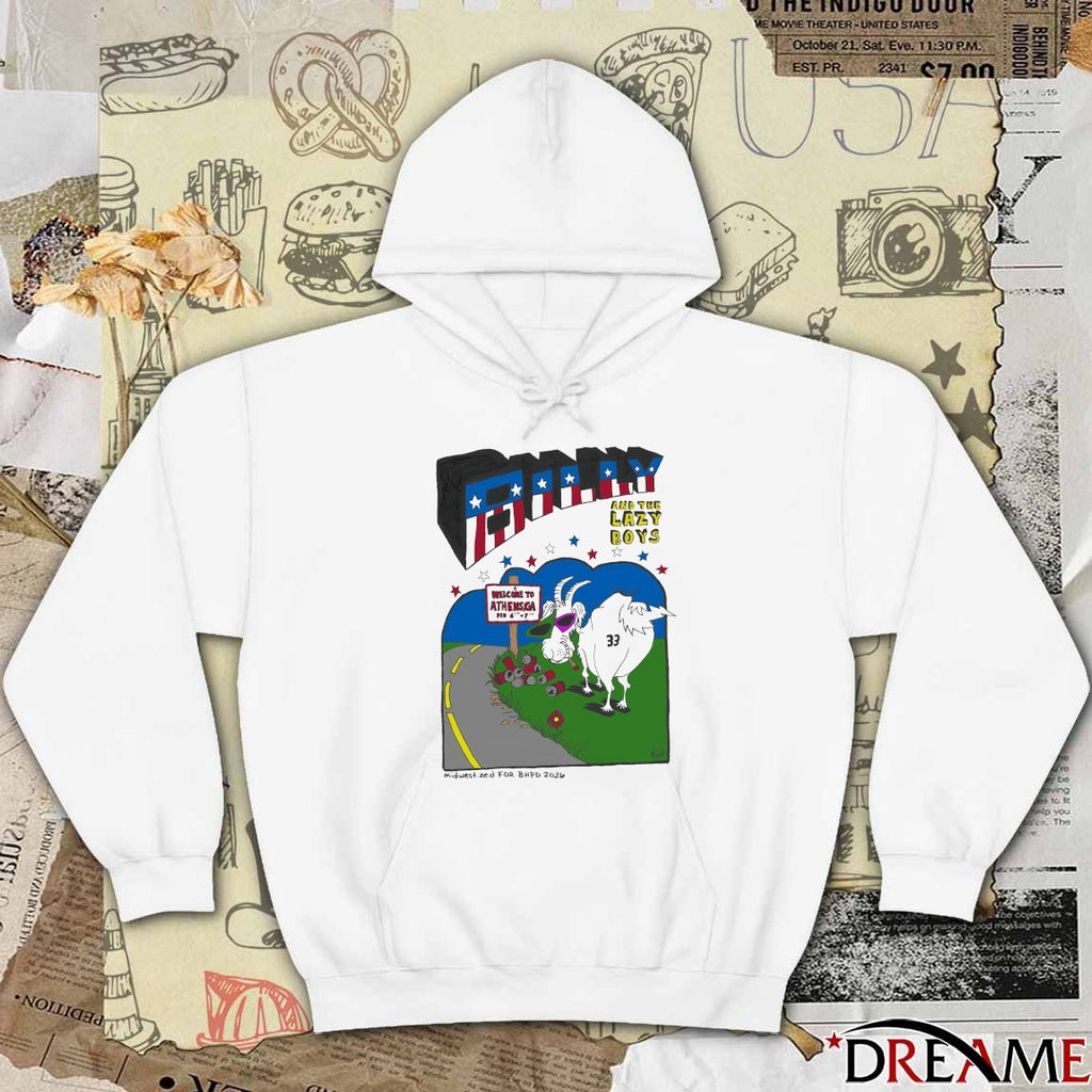 Poster Billy And The Lazy Boys February 6-7 2026 Welcome To Athens, Georgia t-shirt