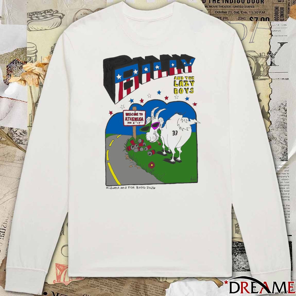 Poster Billy And The Lazy Boys February 6-7 2026 Welcome To Athens, Georgia t-shirt