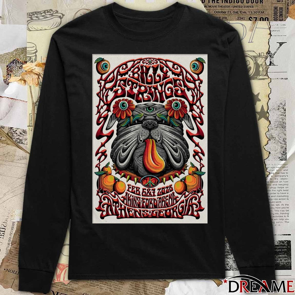 Poster Billy Strings Tour Athens GA On February 6-7 2026 t-shirt