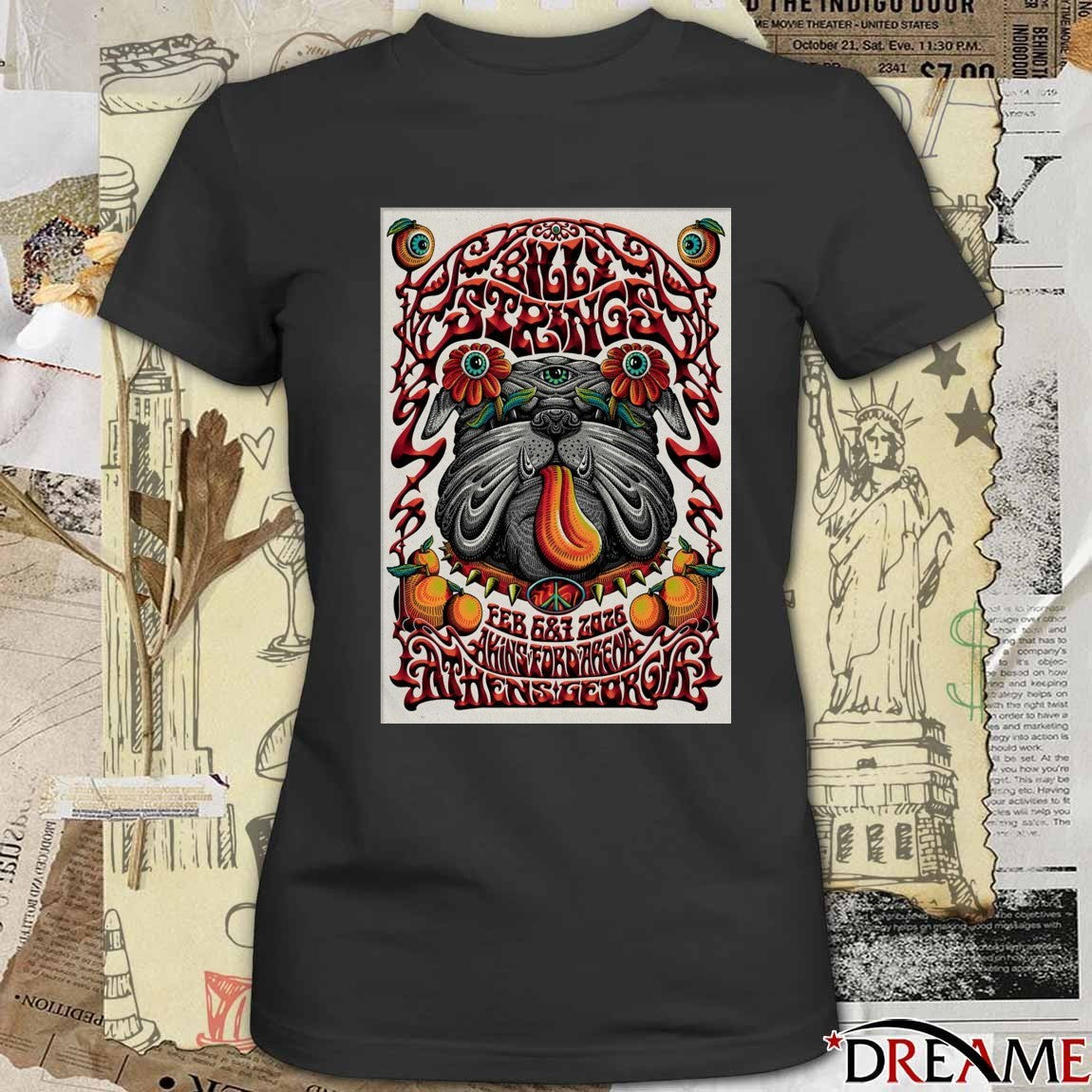 Poster Billy Strings Tour Athens GA On February 6-7 2026 t-shirt