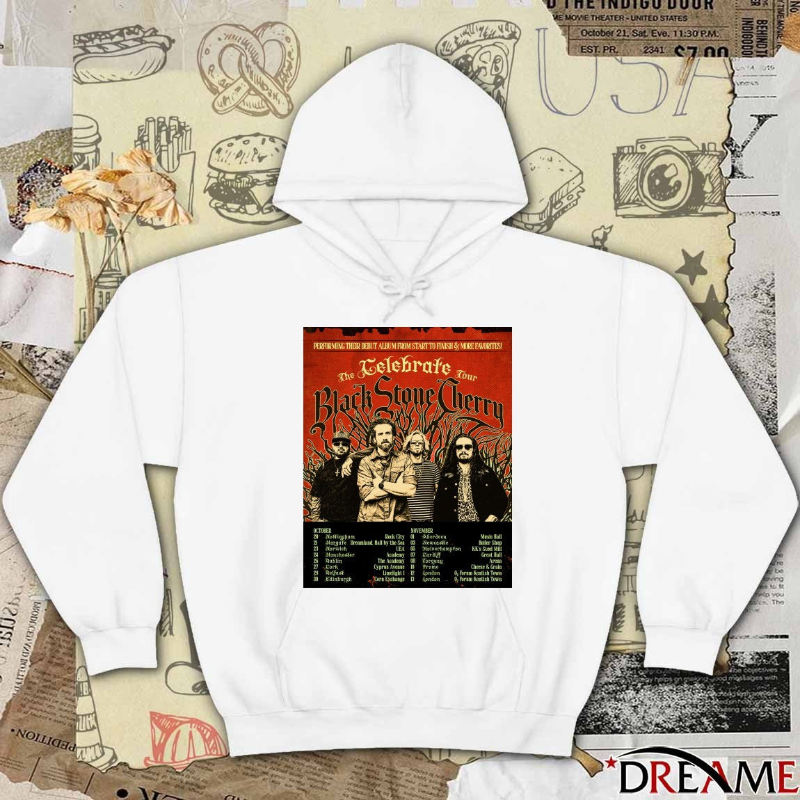 Poster Black Stone Cherry The Celebrate Tour October – November 2026 t-shirt