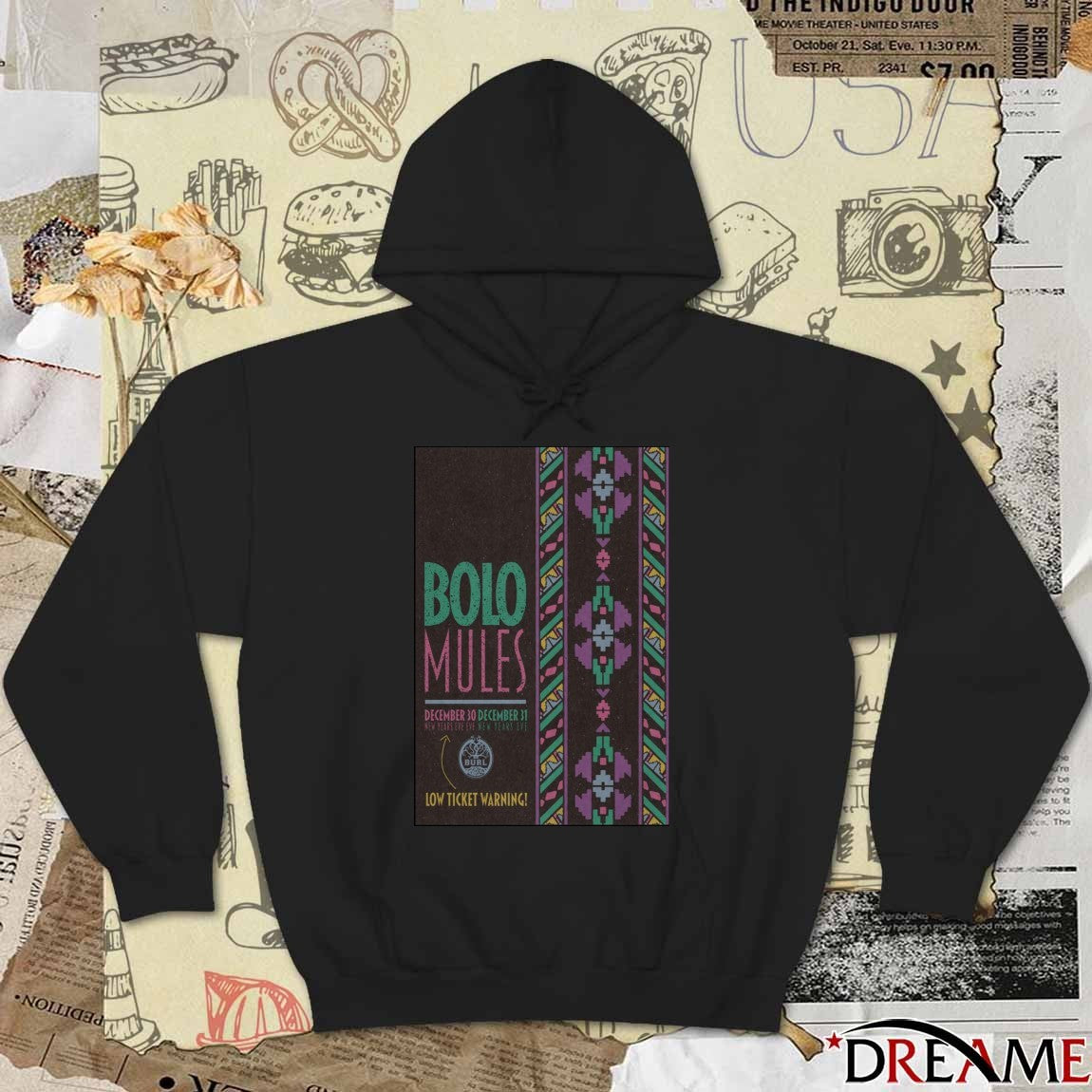 Poster Bolo Mules December 30-31 2025 Lexington KY New Years Eve t-shirt