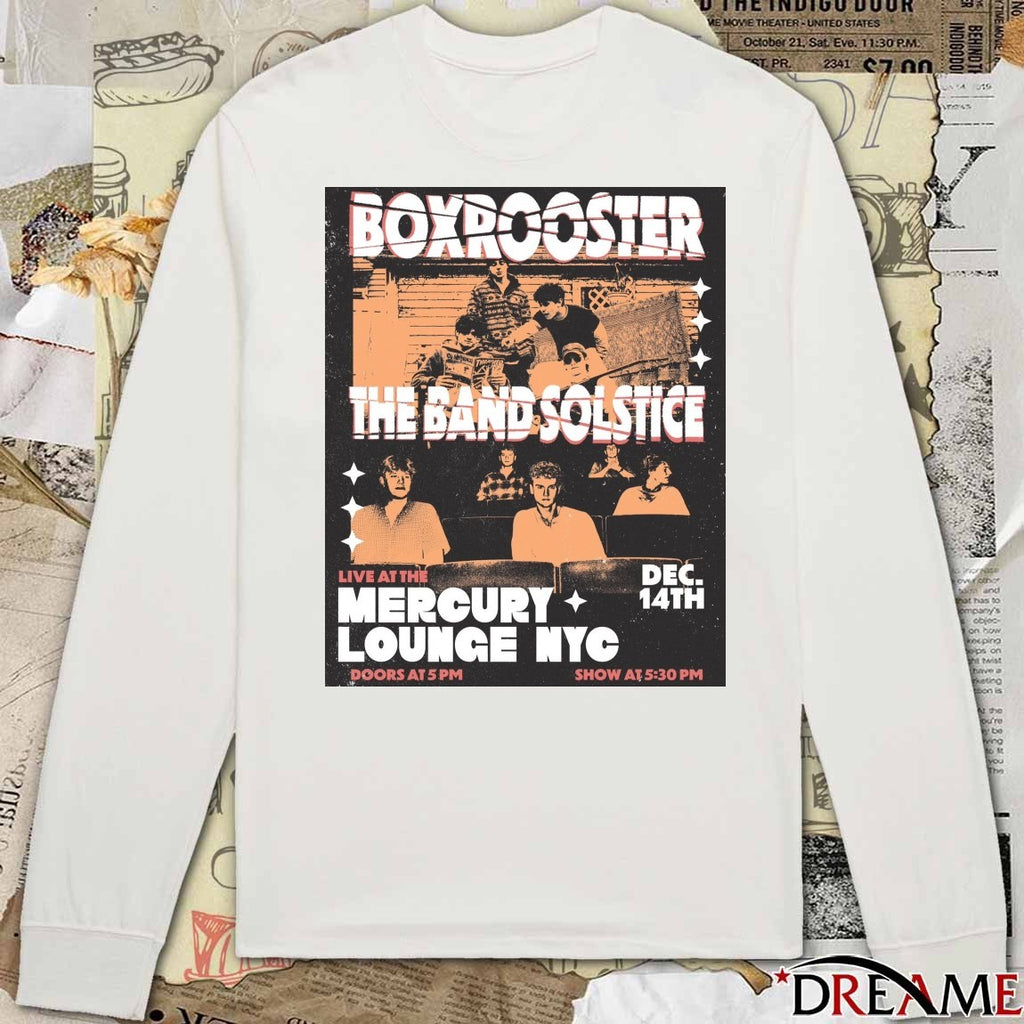 Poster Boxrooster The Band Solstice Mercury Lounge NYC December 14 2025 t-shirt