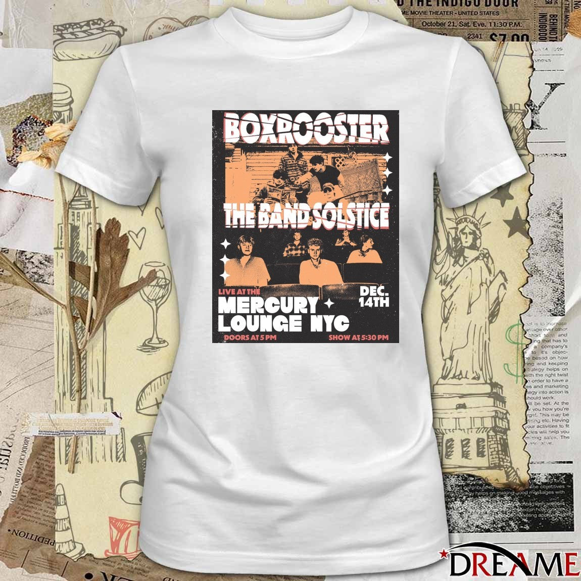 Poster Boxrooster The Band Solstice Mercury Lounge NYC December 14 2025 t-shirt