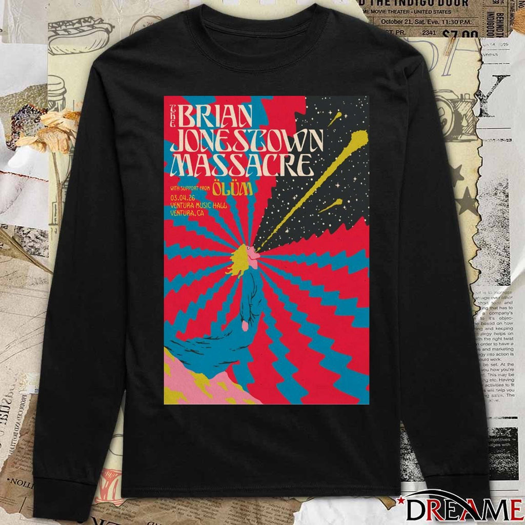 Poster Brian Jonestown Massacre In Ventura CA On March 4 2026 t-shirt