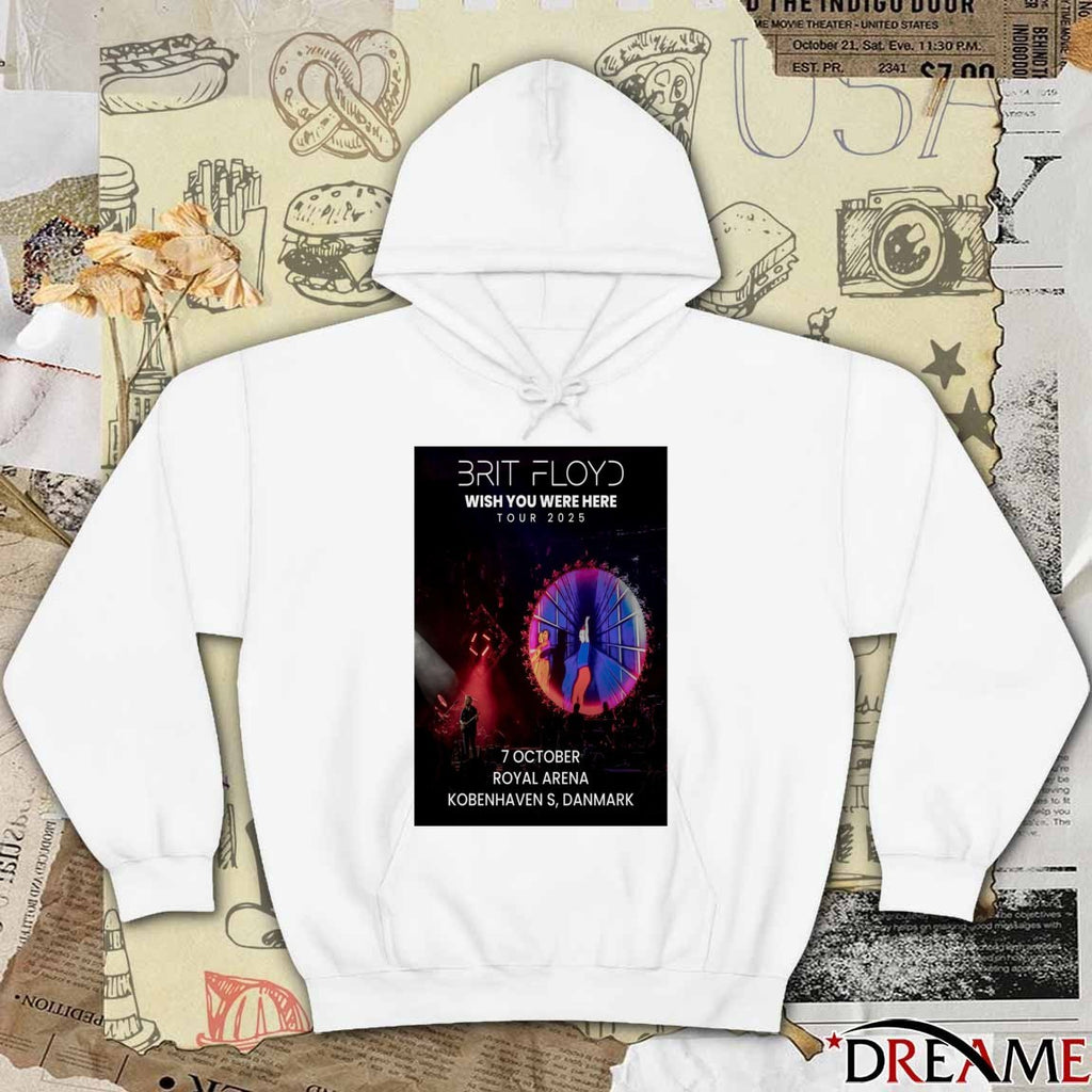 Poster Brit Floyd October 7 2025 Royal Arena Kobenhavn Danmark t-shirt