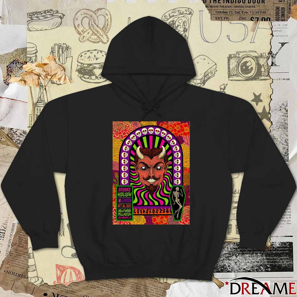 Poster Brooks Nielsen October 30 2025 Los Angeles Event Hollywood Palladium Halloween t-shirt