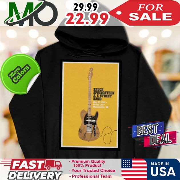 Poster Bruce Springsteen & The E Street Band Show 2025 Manchester Shirt