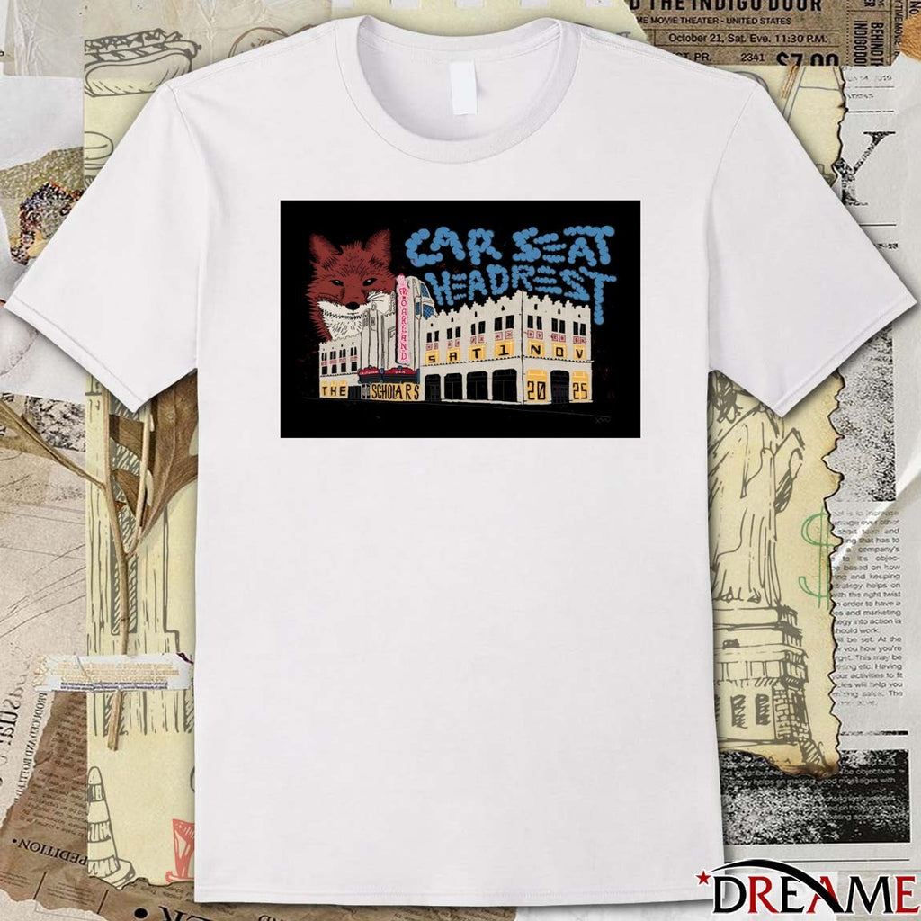 Poster Car Seat Headrest On November 1 2025 In Oakland CA Tour t-shirt