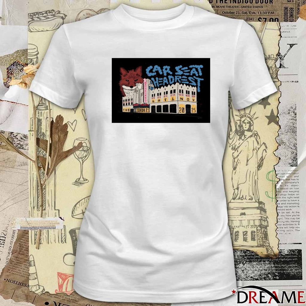 Poster Car Seat Headrest On November 1 2025 In Oakland CA Tour t-shirt