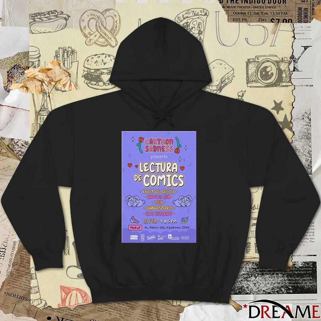 Poster Cartoon Sadness Poster Lectura De Cómics 15 February 2026 t-shirt