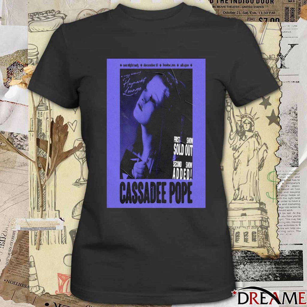 Poster Cassadee Pope Boston MA December 15 2025 One Night Only t-shirt