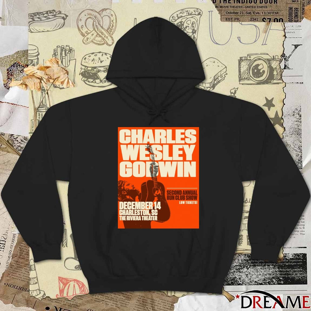 Poster Charles Wesley Godwin December 14 2025 Charleston SC The Riviera Theater Show t-shirt