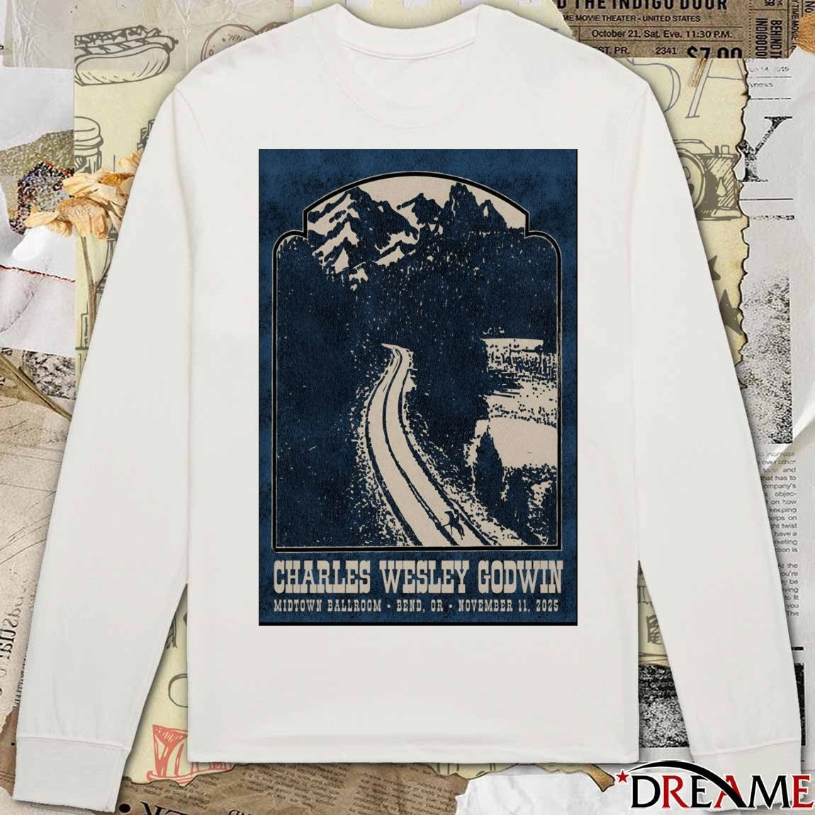 Poster Charles Wesley Godwin Midtown Ballroom In Bend OR On November 11 2025 t-shirt