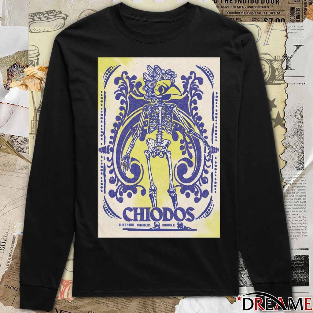 Poster Chiodos In Grand Rapids MI On November 6 2025 t-shirt