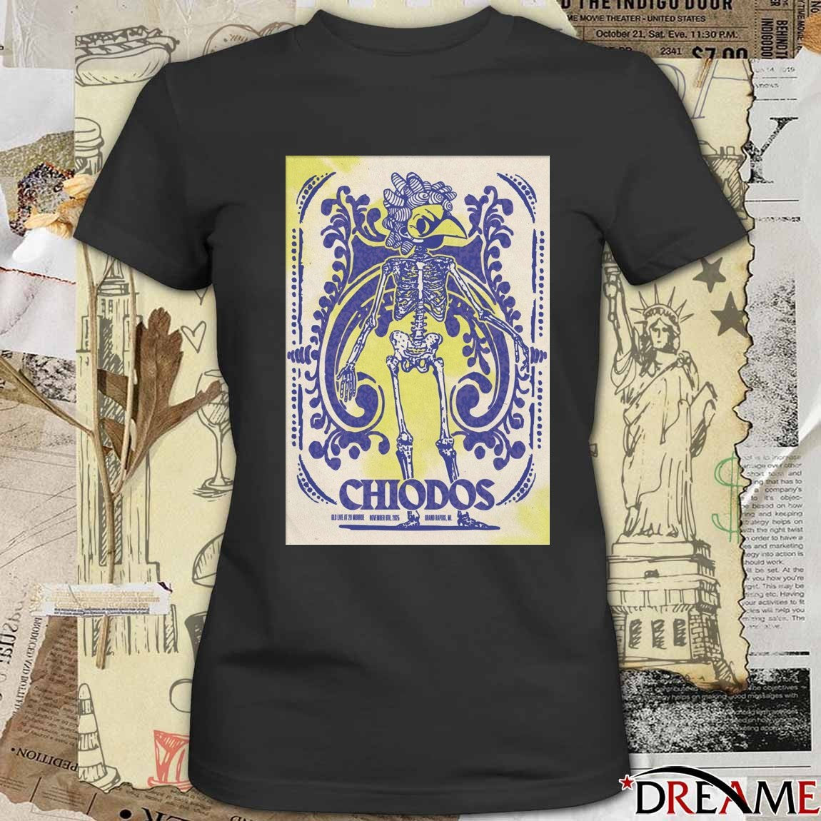 Poster Chiodos In Grand Rapids MI On November 6 2025 t-shirt