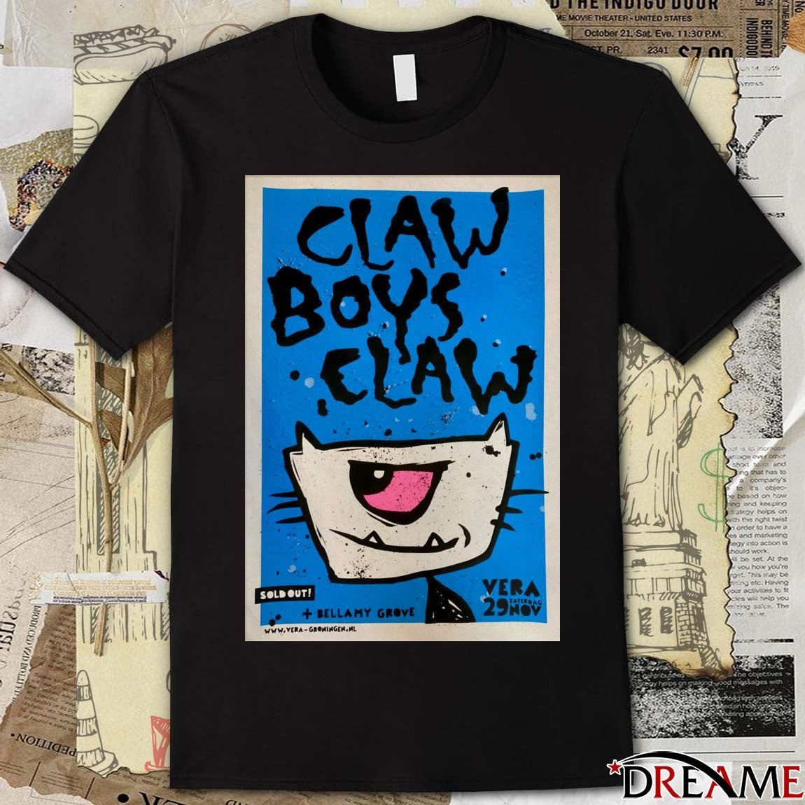 Poster Claw Boys Claw Vera in Groningen NL November 29 2025 t-shirt