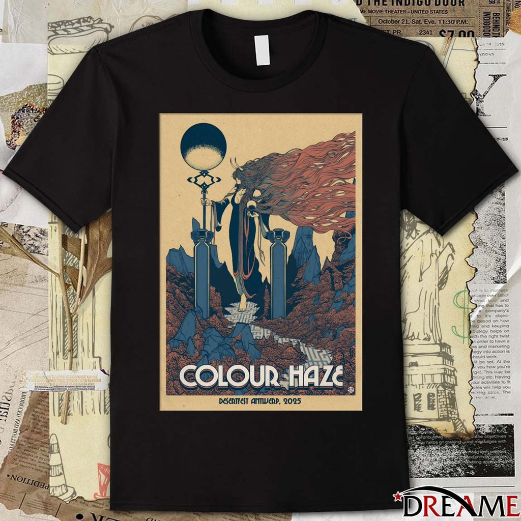 Poster Colour Haze Desertfest Antwerp On October 18 2025 t-shirt