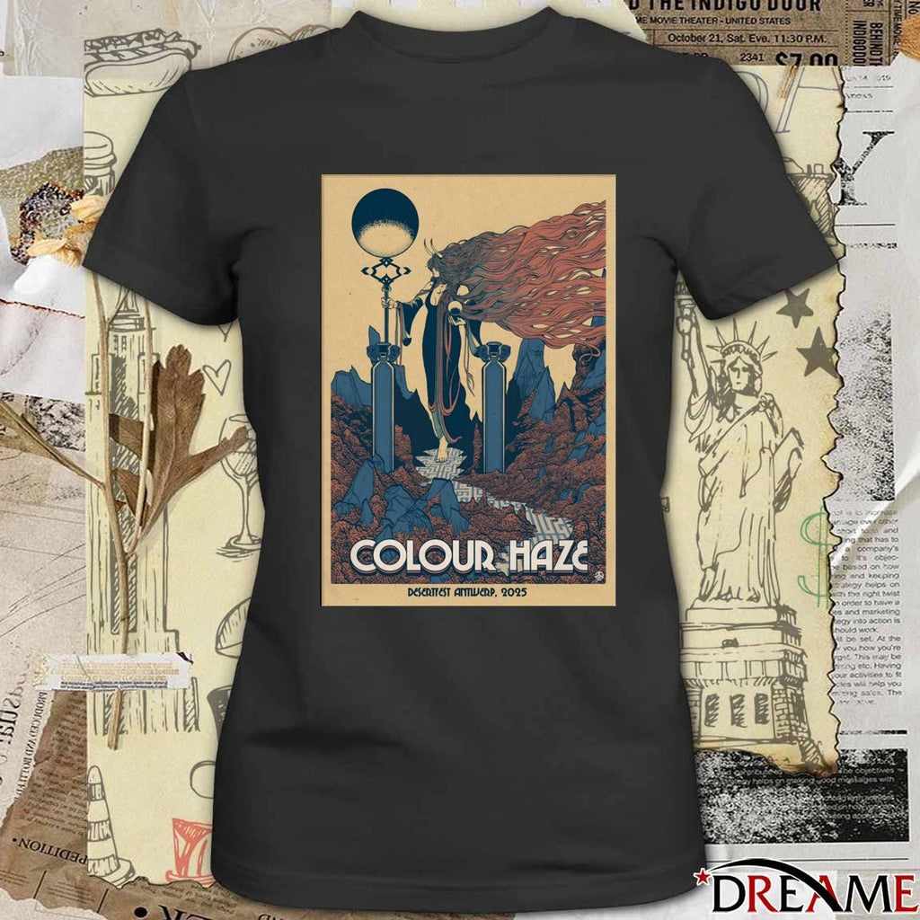 Poster Colour Haze Desertfest Antwerp On October 18 2025 t-shirt