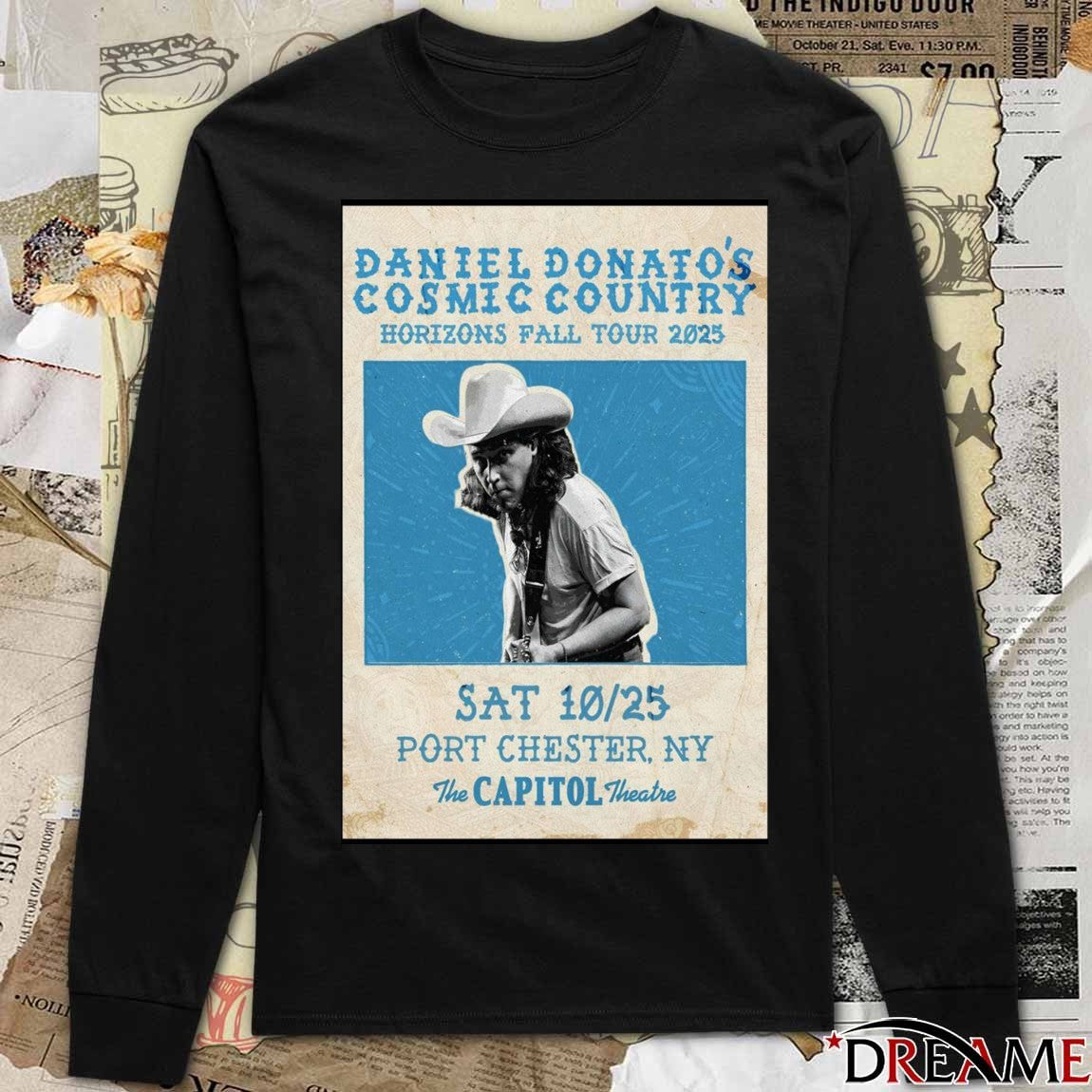 Poster Daniel Donato’s Cosmic Country Horizons Fall Tour Port Chester NY On October 25 2025 t-shirt
