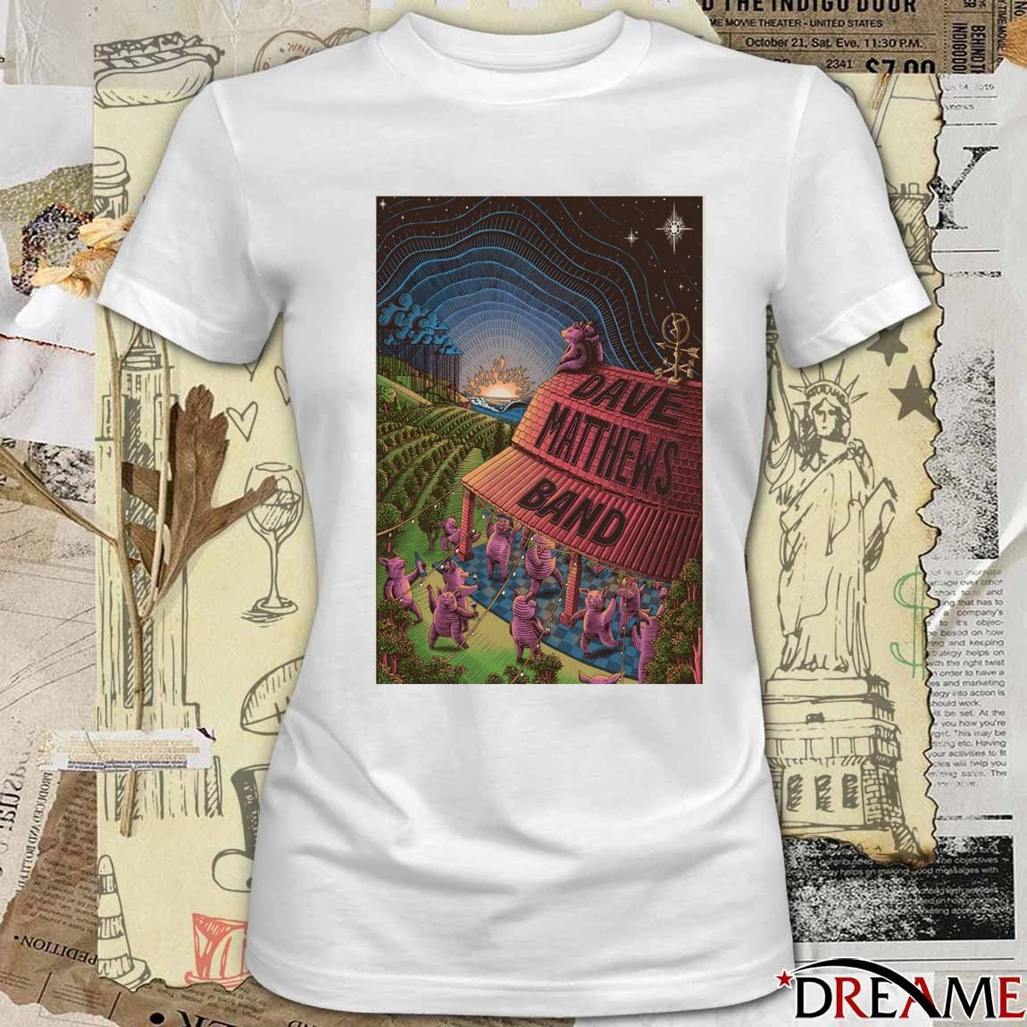 Poster Dave Matthews Band Song Pig Album 2025 t-shirt