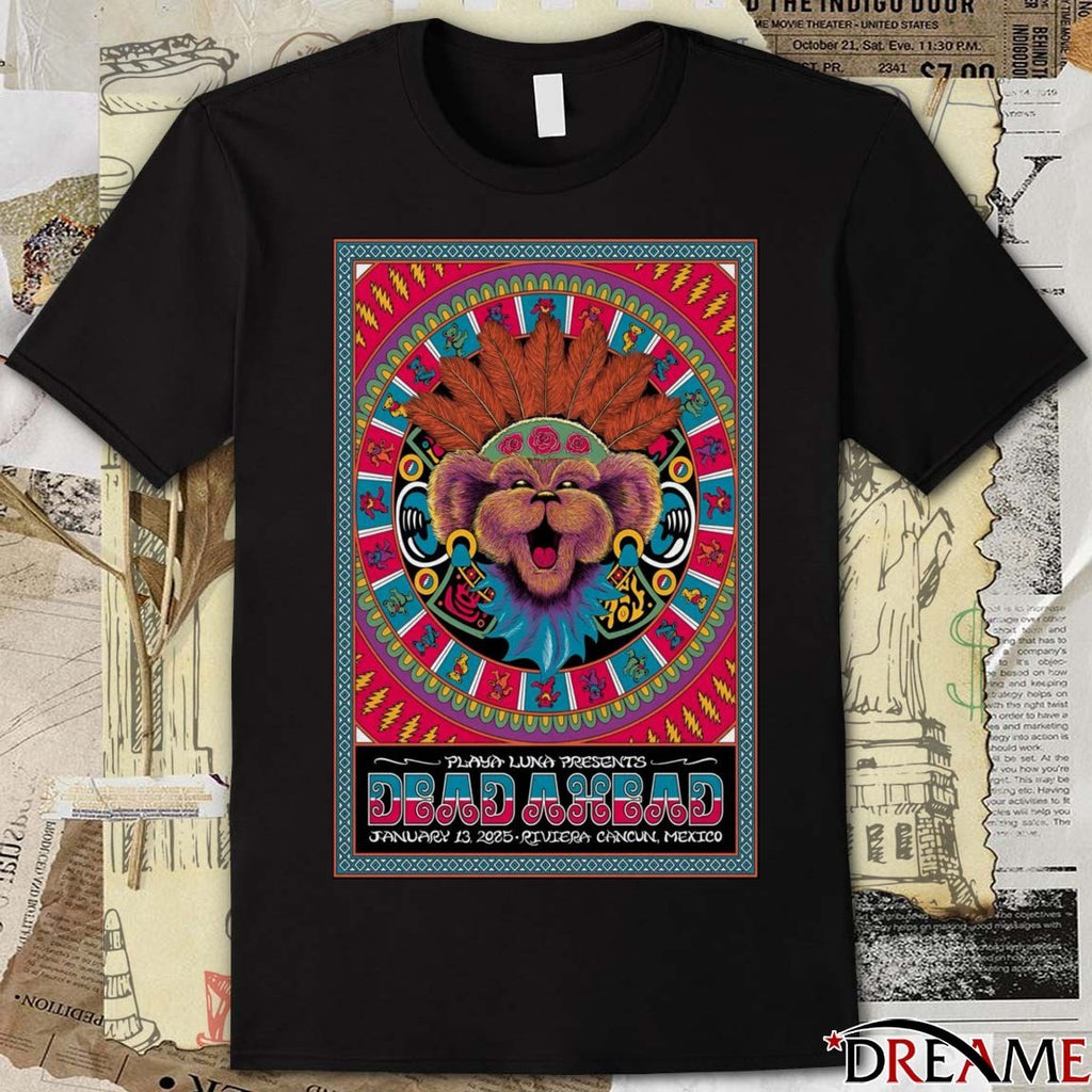 Poster Dead And Company January 13 2025 Riviera Cancun Mexico t-shirt