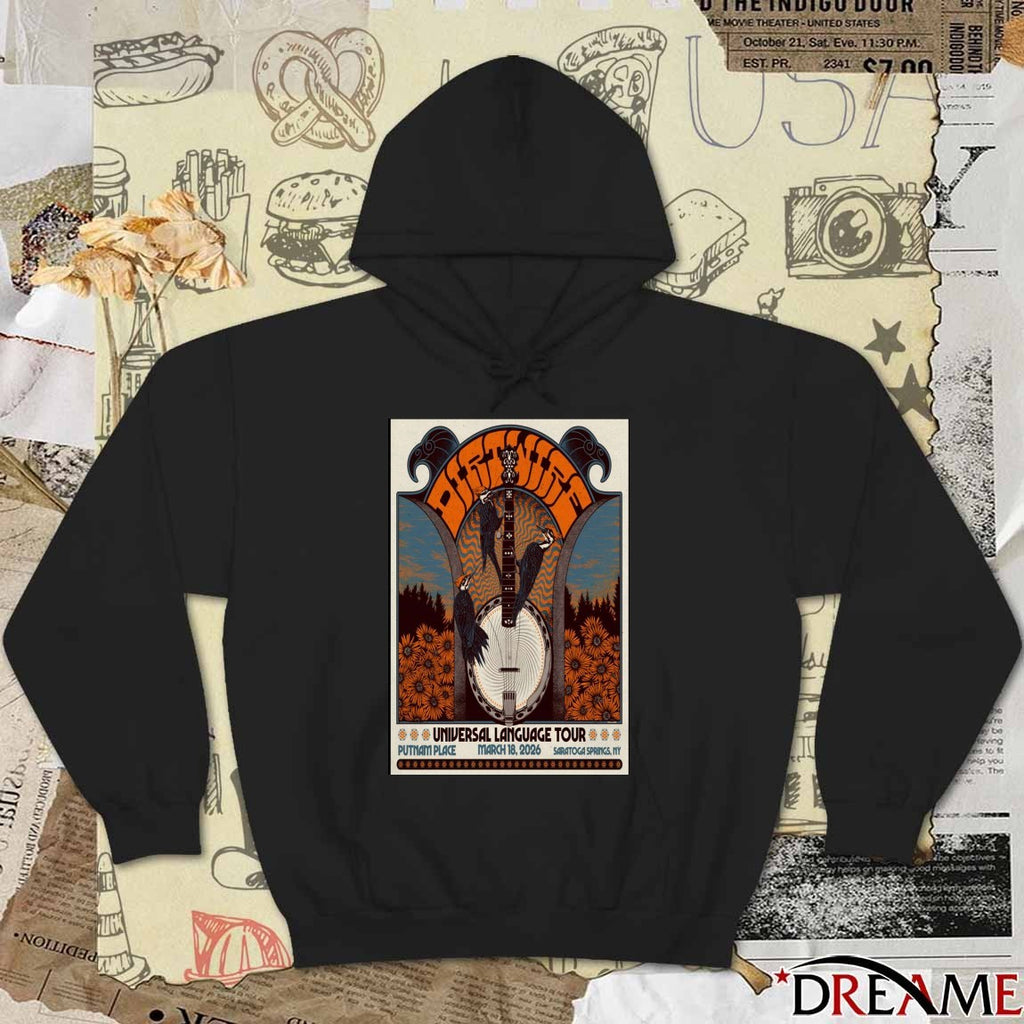 Poster Dirtwire March 18 2026 Putnam Place in Saratoga Springs NY t-shirt