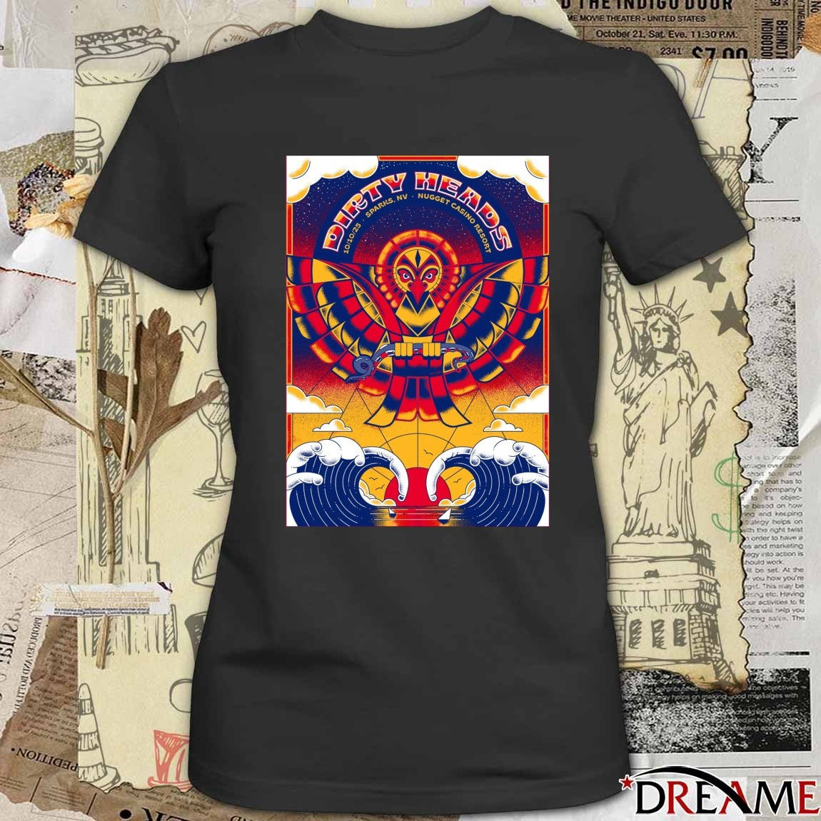 Poster Dirty Heads Nugget Casino Resort Sparks NV October 10 2025 Show t-shirt