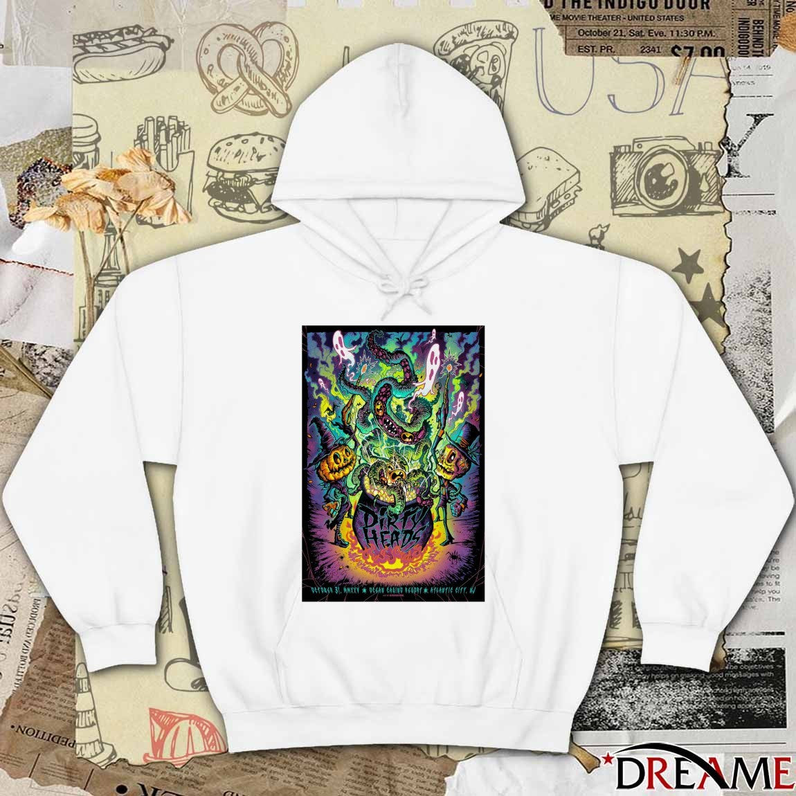 Poster Dirty Heads October 31 2025 Ocean Casino Resort Atlantic City NJ Tour t-shirt