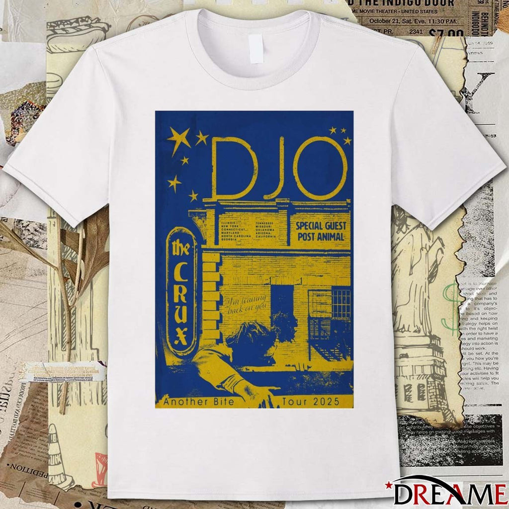 Poster Djo November 20-21 2025 Another Bite Tour Los Angeles, CA t-shirt