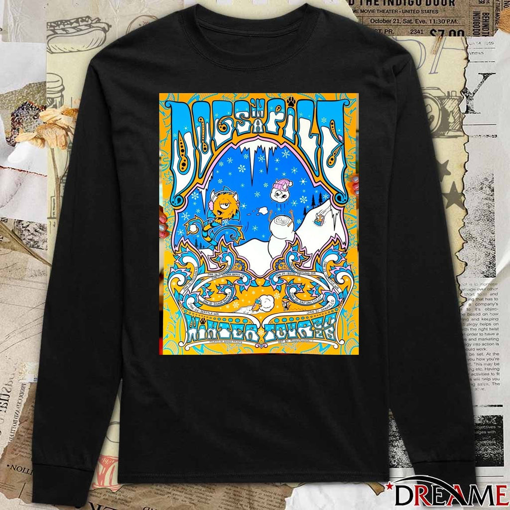 Poster Dogs In A Pile Winter January 15 – 31 2026 Tour t-shirt