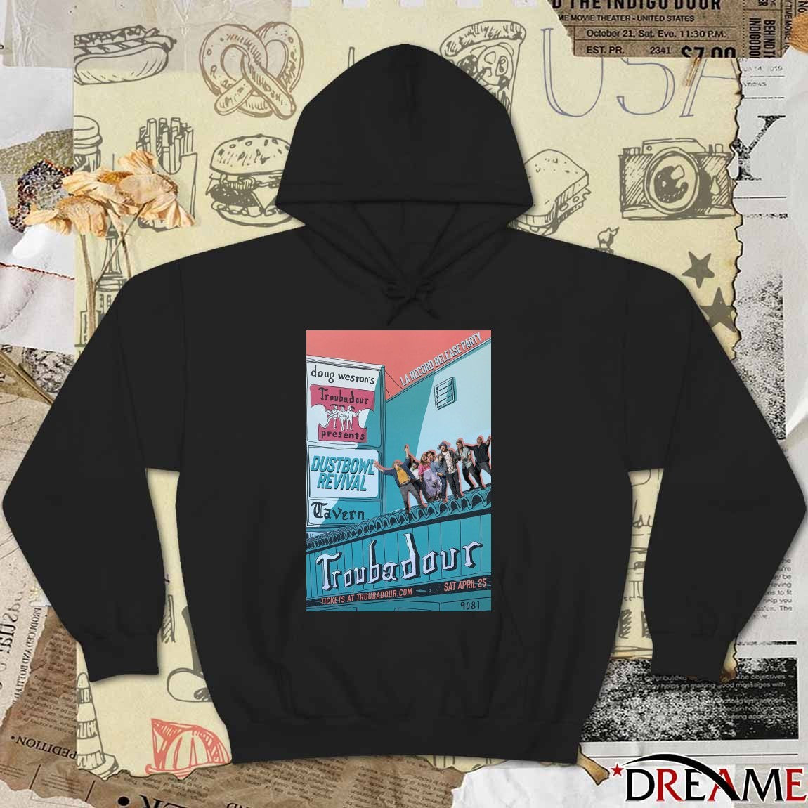 Poster Dustbowl Revival The Troubadour In West Hollywood CA April 25 2026 t-shirt