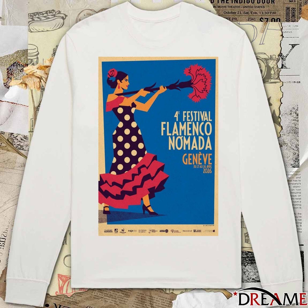 Poster Festival Flamenco Nomada Tour January 26 2026 t-shirt