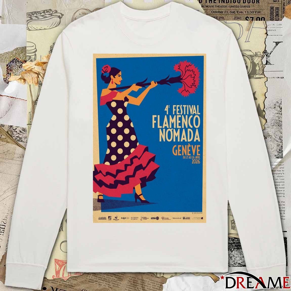 Poster Festival Flamenco Nomada Tour January 26 2026 t-shirt