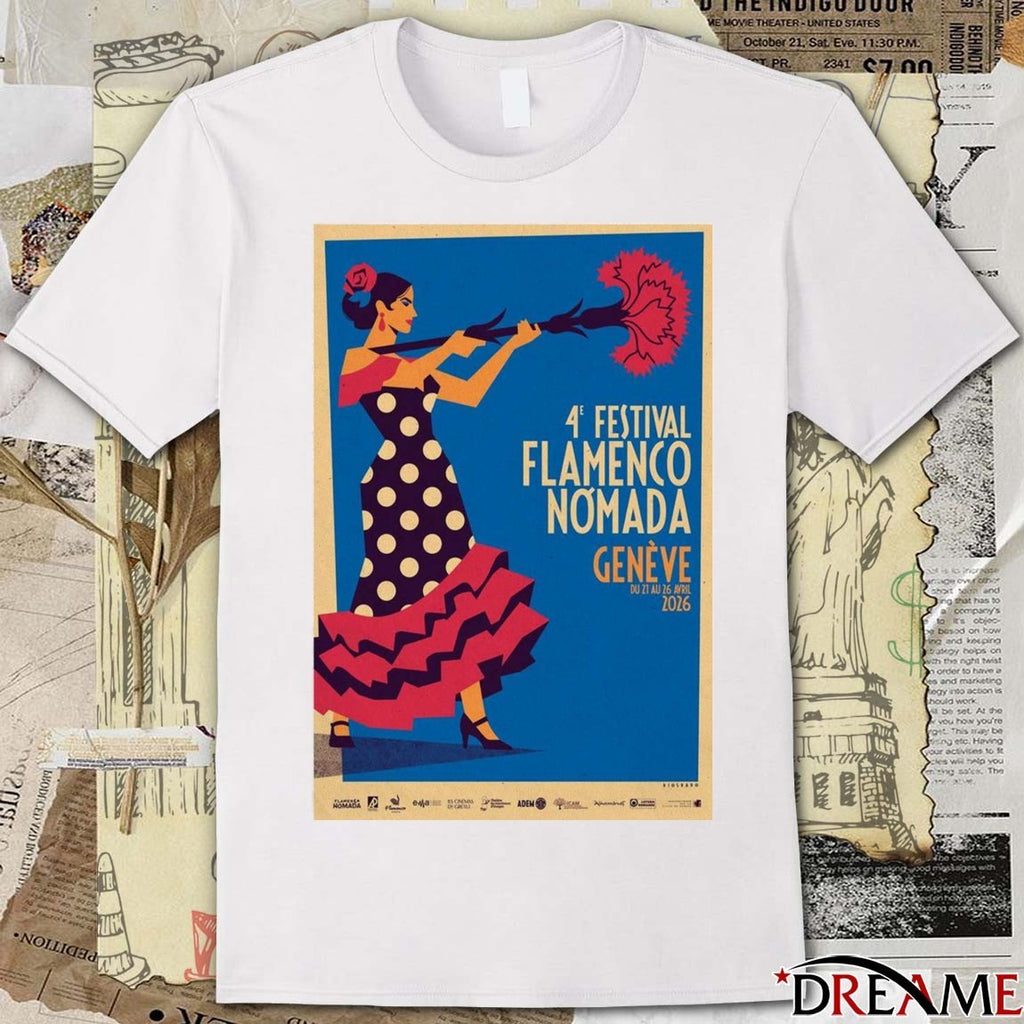 Poster Festival Flamenco Nomada Tour January 26 2026 t-shirt