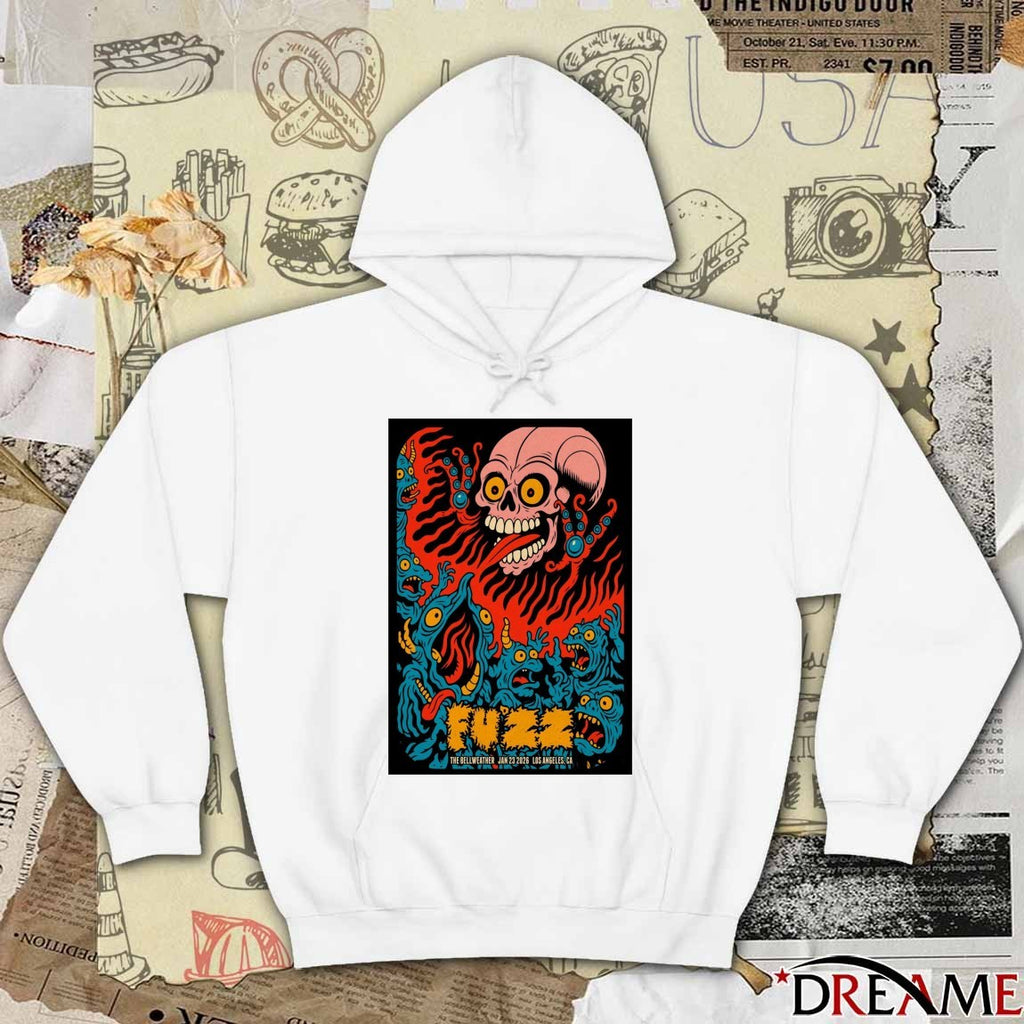 Poster Fuzz Tour The Bellwether Los Angeles CA On January 23 2026 t-shirt