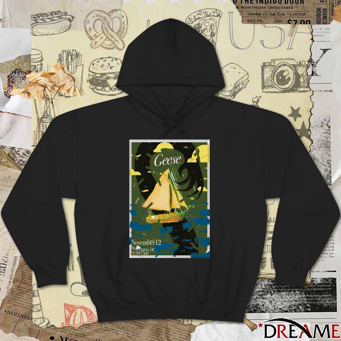 Poster Geese November 12 2025 Washington DC Tour t-shirt