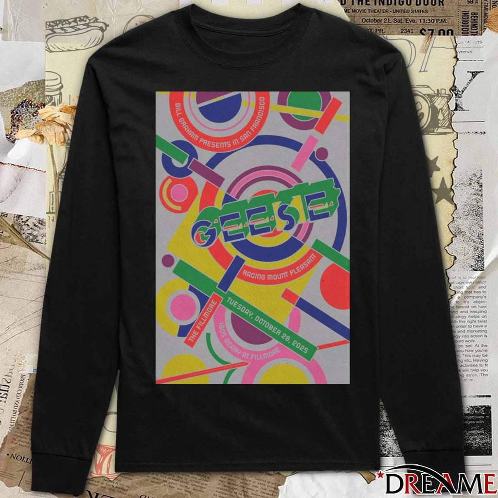 Poster Geese October 28 2025 The Fillmore San Francisco t-shirt