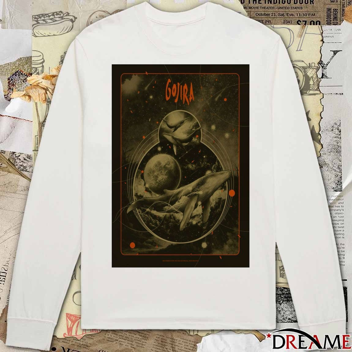 Poster Gojira December 8 2025 In Nice France t-shirt
