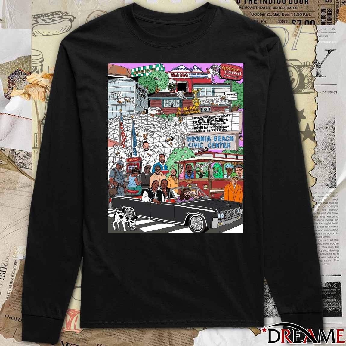 Poster Golden Corral December 26 and 27 2025 Virginia Beach Civic Center t-shirt