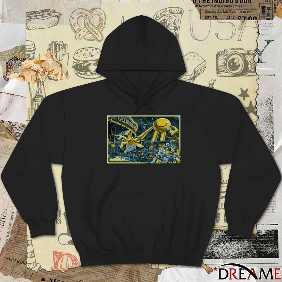 Poster Goosemas At Amica Mutual Pavilion On December 12-13 2025 t-shirt