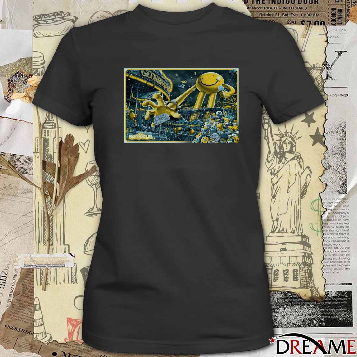 Poster Goosemas At Amica Mutual Pavilion On December 12-13 2025 t-shirt