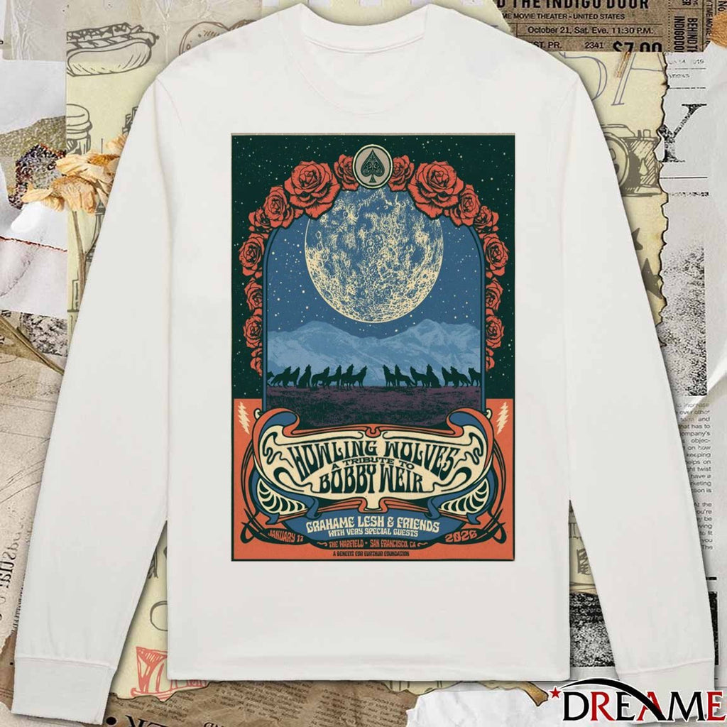 Poster Grahame Lesh And Friends January 17 2026 The Warfield San Francisco CA t-shirt